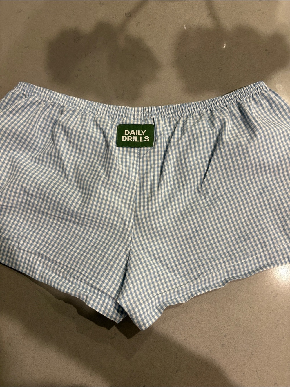 Daily Drills Mist Gingham Micro Shorts XS/S